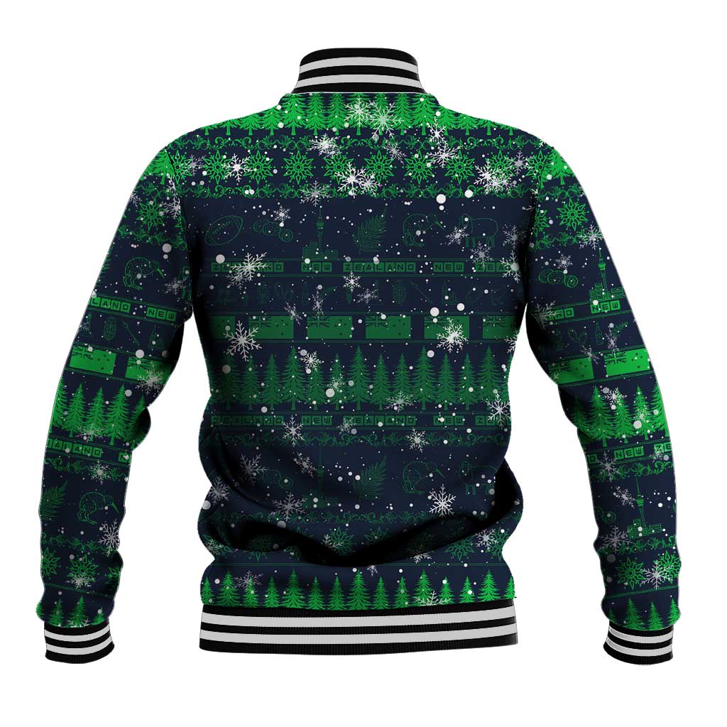 Merry Christmas New Zealand Baseball Jacket Xmas Travel Map - Aussie Hoodie