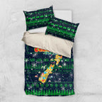 Merry Christmas New Zealand Bedding Set Xmas Travel Map - Aussie Hoodie