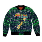 Merry Christmas New Zealand Bomber Jacket Xmas Travel Map - Aussie Hoodie