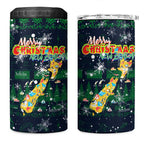 Merry Christmas New Zealand 4 in 1 Can Cooler Tumbler Xmas Travel Map - Aussie Hoodie