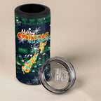 Merry Christmas New Zealand 4 in 1 Can Cooler Tumbler Xmas Travel Map - Aussie Hoodie