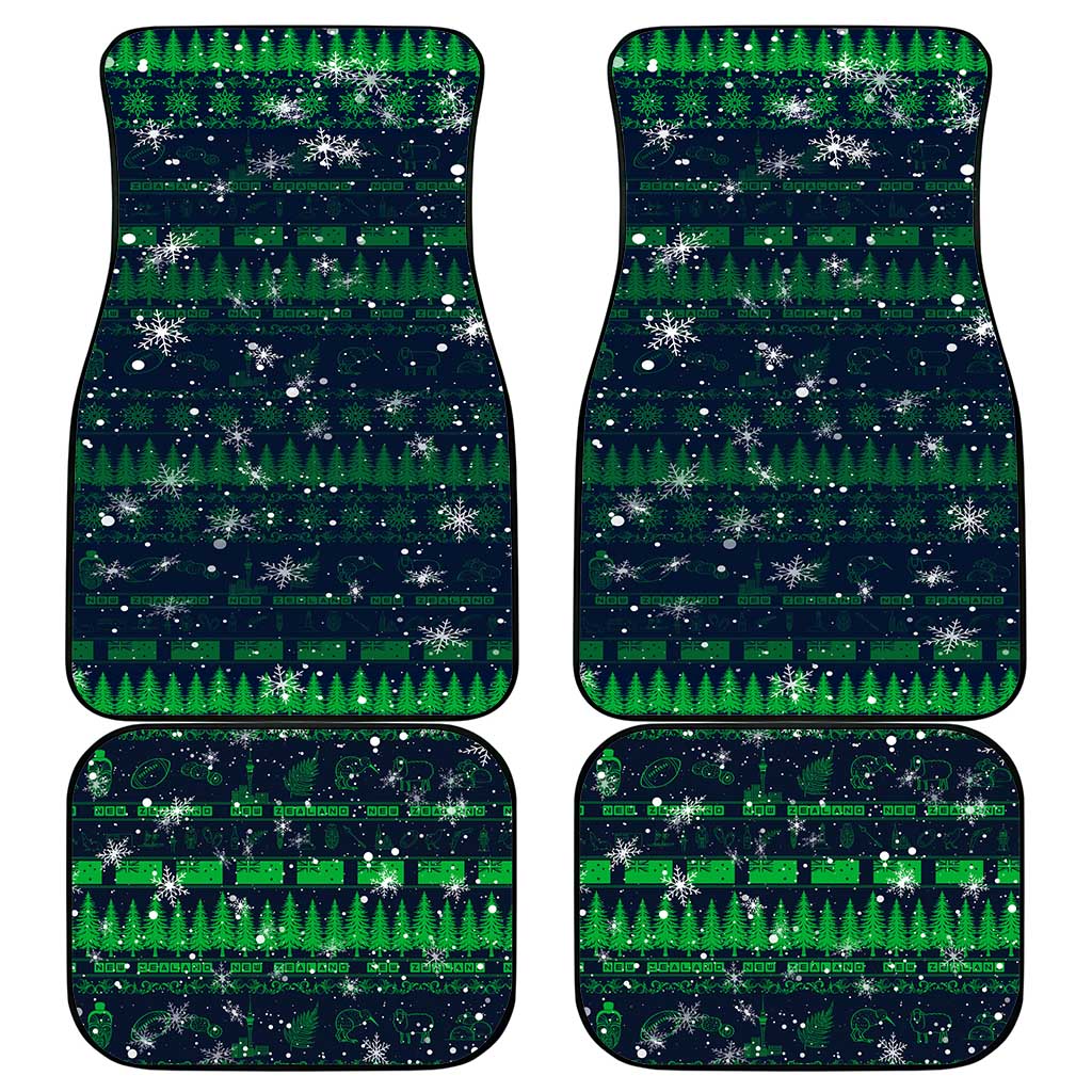 Merry Christmas New Zealand Car Mats Xmas Travel Map - Aussie Hoodie