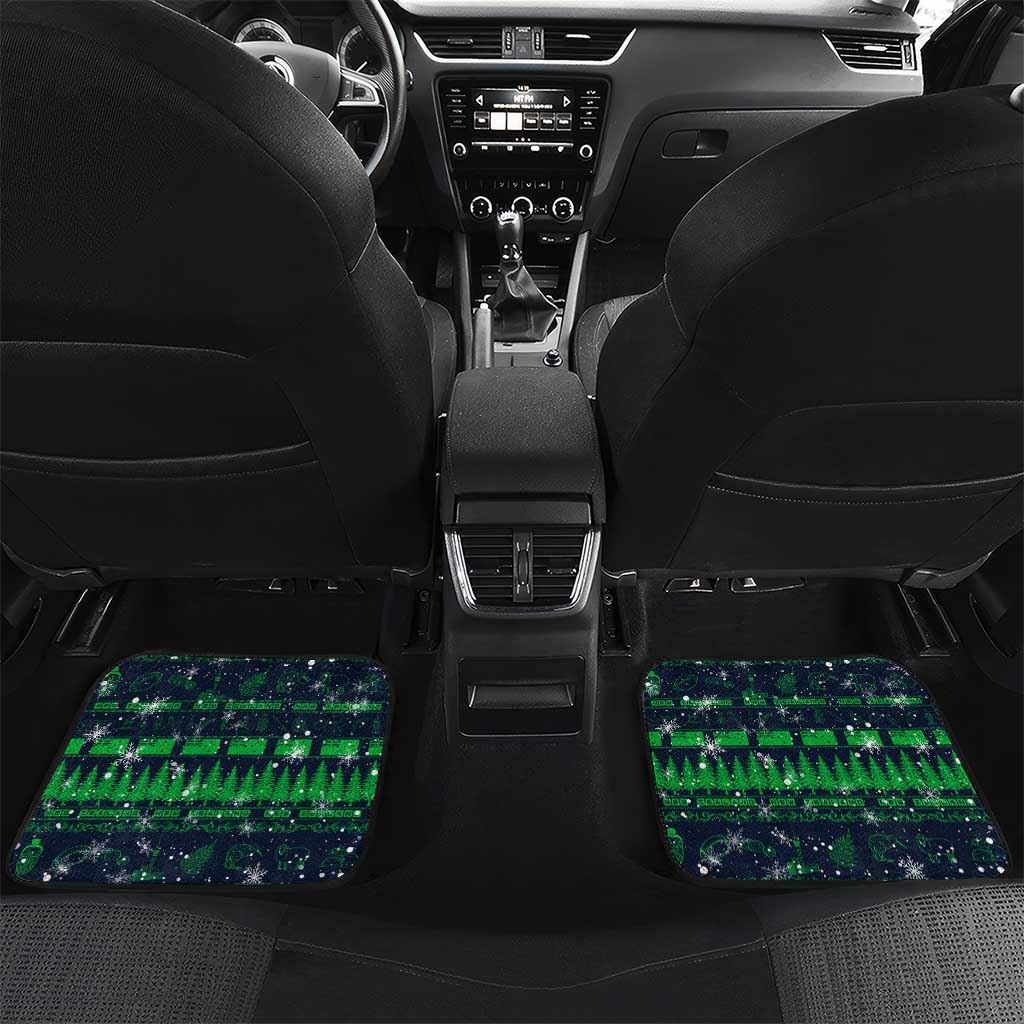 Merry Christmas New Zealand Car Mats Xmas Travel Map - Aussie Hoodie