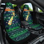 Merry Christmas New Zealand Car Seat Cover Xmas Travel Map - Aussie Hoodie