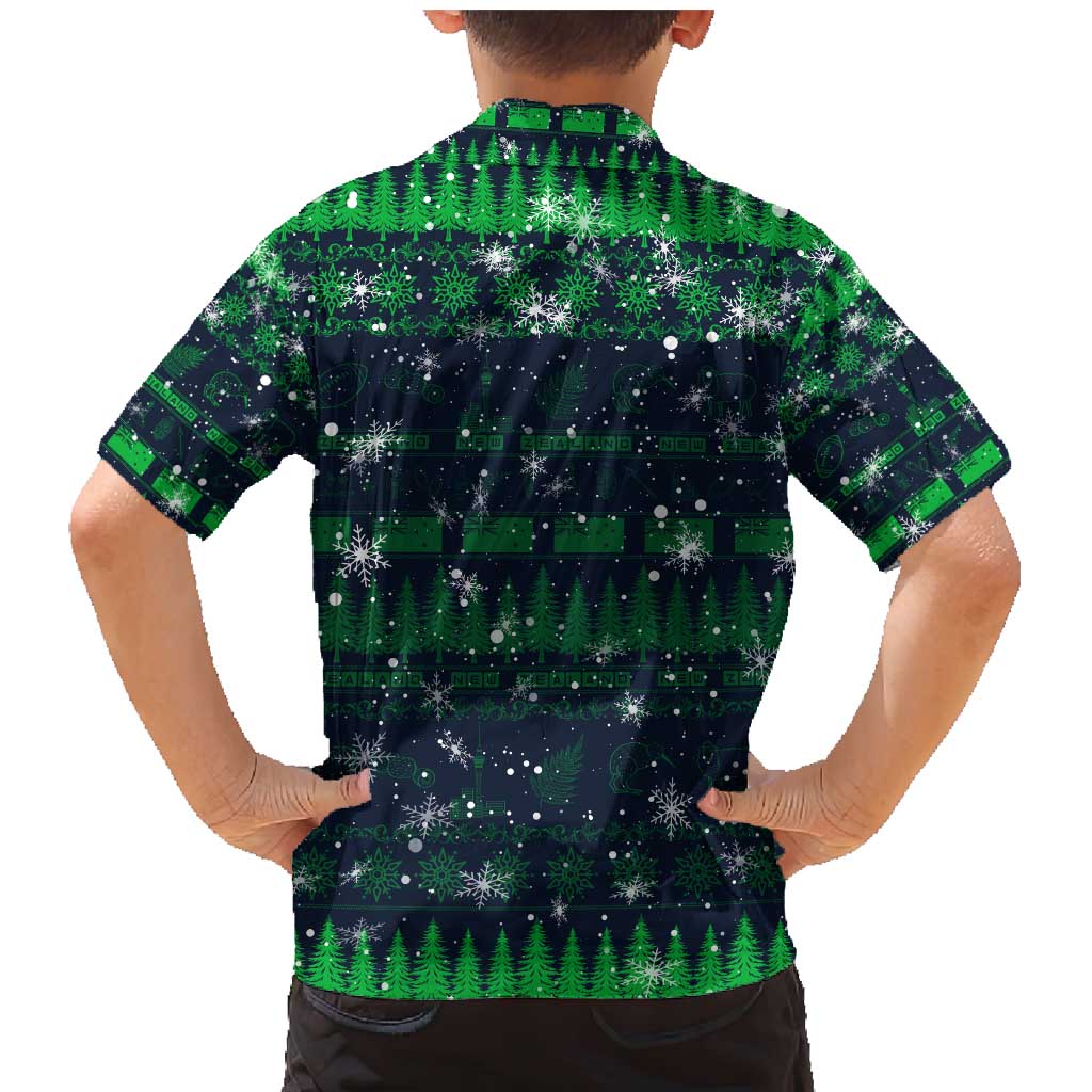 Merry Christmas New Zealand Family Matching Mermaid Dress and Hawaiian Shirt Xmas Travel Map - Aussie Hoodie