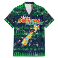 Merry Christmas New Zealand Family Matching Mermaid Dress and Hawaiian Shirt Xmas Travel Map - Aussie Hoodie