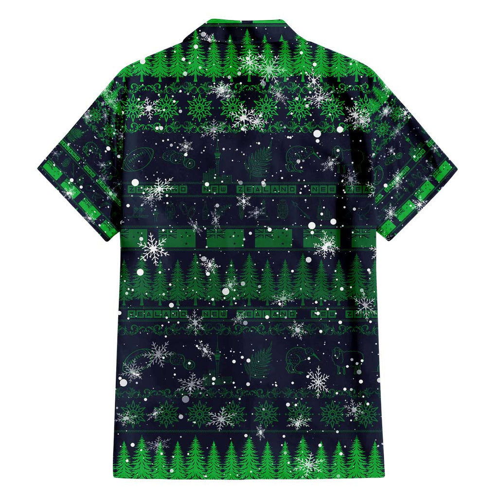 Merry Christmas New Zealand Family Matching Off The Shoulder Long Sleeve Dress and Hawaiian Shirt Xmas Travel Map - Aussie Hoodie