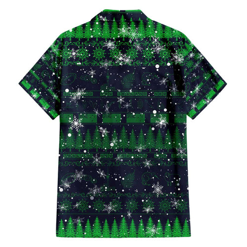 Merry Christmas New Zealand Family Matching Off The Shoulder Long Sleeve Dress and Hawaiian Shirt Xmas Travel Map - Aussie Hoodie