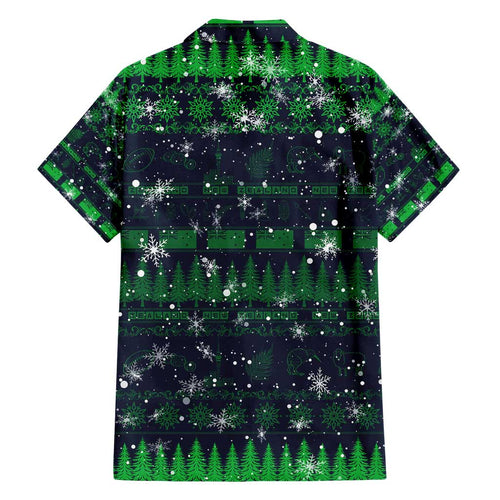 Merry Christmas New Zealand Family Matching Off Shoulder Maxi Dress and Hawaiian Shirt Xmas Travel Map - Aussie Hoodie