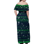 Merry Christmas New Zealand Family Matching Off Shoulder Maxi Dress and Hawaiian Shirt Xmas Travel Map - Aussie Hoodie