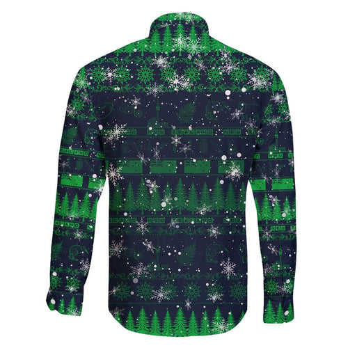Merry Christmas New Zealand Family Matching Puletasi and Hawaiian Shirt Xmas Travel Map - Aussie Hoodie