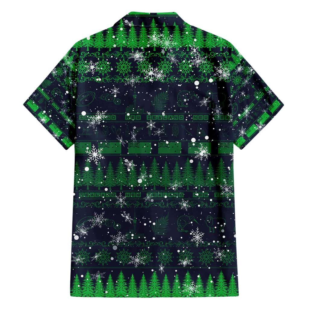 Merry Christmas New Zealand Family Matching Short Sleeve Bodycon Dress and Hawaiian Shirt Xmas Travel Map - Aussie Hoodie