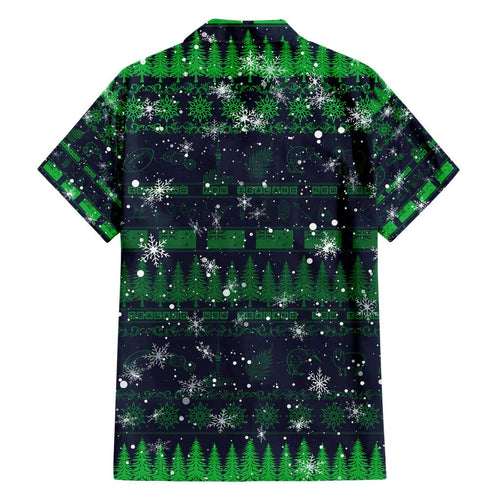 Merry Christmas New Zealand Family Matching Short Sleeve Bodycon Dress and Hawaiian Shirt Xmas Travel Map - Aussie Hoodie