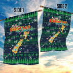 Merry Christmas New Zealand Garden Flag Xmas Travel Map - Aussie Hoodie