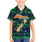 Merry Christmas New Zealand Hawaiian Shirt Xmas Travel Map - Aussie Hoodie