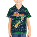 Merry Christmas New Zealand Kid Hawaiian Shirt Xmas Travel Map - Aussie Hoodie