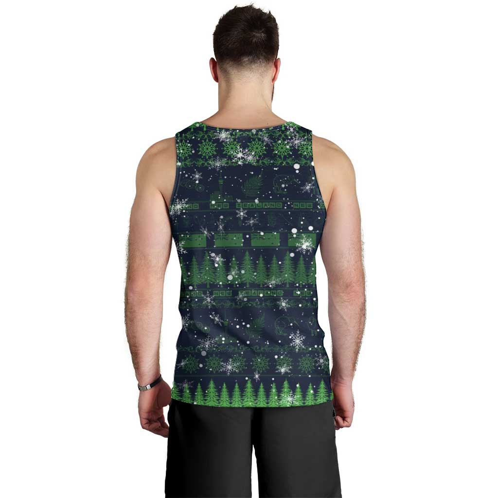 Merry Christmas New Zealand Men Tank Top Xmas Travel Map - Aussie Hoodie