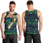 Merry Christmas New Zealand Men Tank Top Xmas Travel Map - Aussie Hoodie