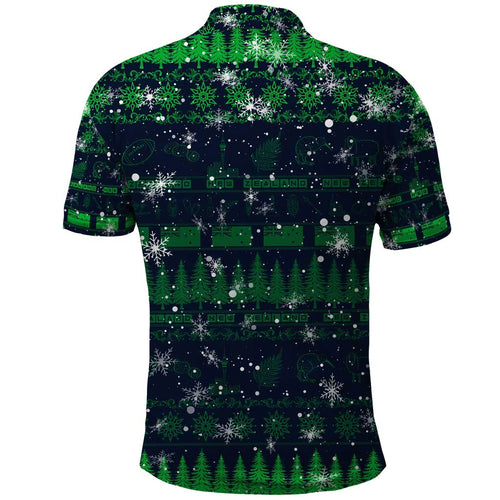 Merry Christmas New Zealand Polo Shirt Xmas Travel Map - Aussie Hoodie