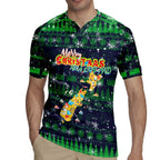 Merry Christmas New Zealand Rugby Jersey Xmas Travel Map - Aussie Hoodie