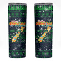 Merry Christmas New Zealand Skinny Tumbler Xmas Travel Map - Aussie Hoodie
