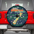 Merry Christmas New Zealand Spare Tire Cover Xmas Travel Map - Aussie Hoodie