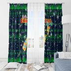 Merry Christmas New Zealand Window Curtain Xmas Travel Map - Aussie Hoodie