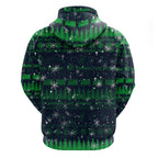 Merry Christmas New Zealand Zip Hoodie Xmas Travel Map - Aussie Hoodie