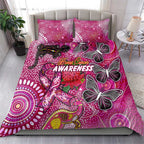 Breast Cancer Awareness Aboriginal Bedding Set Australian Pink Out