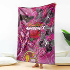 Breast Cancer Awareness Aboriginal Blanket Australian Pink Out