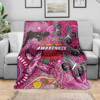Breast Cancer Awareness Aboriginal Blanket Australian Pink Out