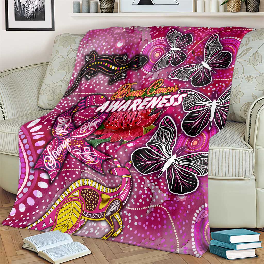Breast Cancer Awareness Aboriginal Blanket Australian Pink Out