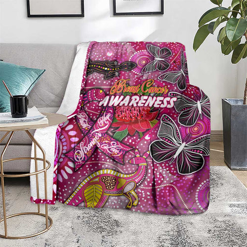 Breast Cancer Awareness Aboriginal Blanket Australian Pink Out
