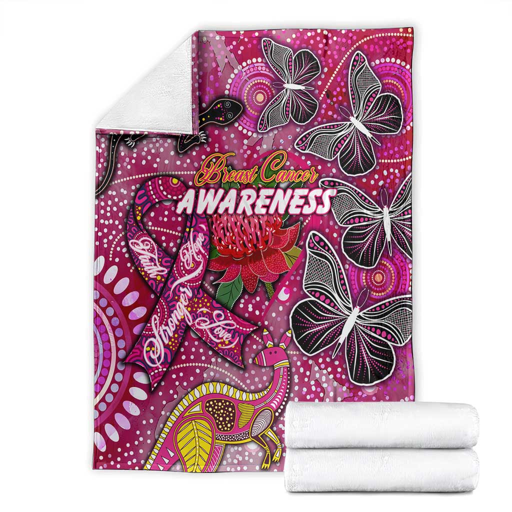 Breast Cancer Awareness Aboriginal Blanket Australian Pink Out