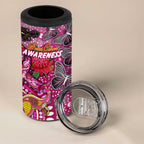 Breast Cancer Awareness Aboriginal 4 in 1 Can Cooler Tumbler Australian Pink Out