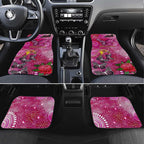Breast Cancer Awareness Aboriginal Car Mats Australian Pink Out
