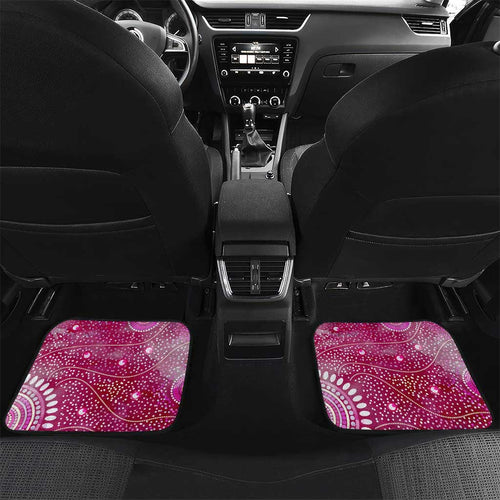 Breast Cancer Awareness Aboriginal Car Mats Australian Pink Out