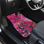 Breast Cancer Awareness Aboriginal Car Mats Australian Pink Out