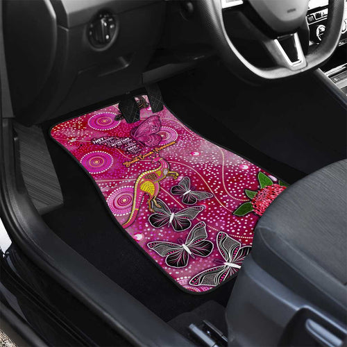 Breast Cancer Awareness Aboriginal Car Mats Australian Pink Out