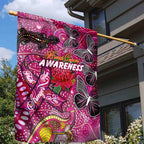 Breast Cancer Awareness Aboriginal Garden Flag Australian Pink Out