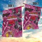 Breast Cancer Awareness Aboriginal Garden Flag Australian Pink Out