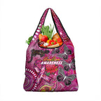 Breast Cancer Awareness Aboriginal Grocery Bag Australian Pink Out
