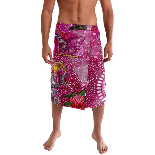 Breast Cancer Awareness Aboriginal Lavalava Australian Pink Out