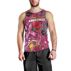 Breast Cancer Awareness Aboriginal Men Tank Top Australian Pink Out