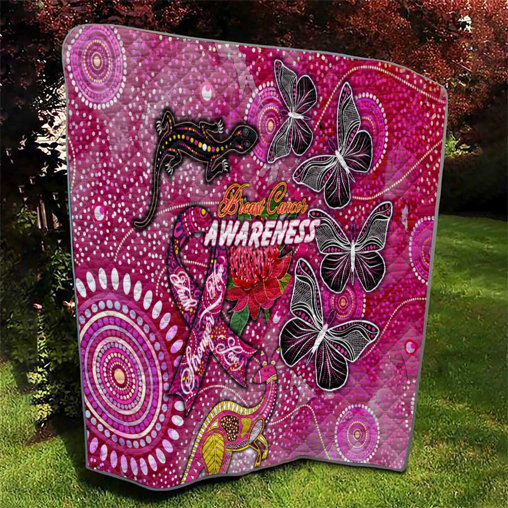 Breast Cancer Awareness Aboriginal Quilt Australian Pink Out