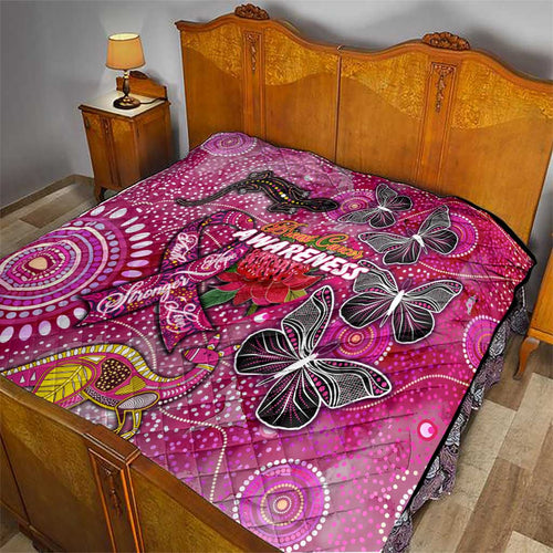 Breast Cancer Awareness Aboriginal Quilt Australian Pink Out