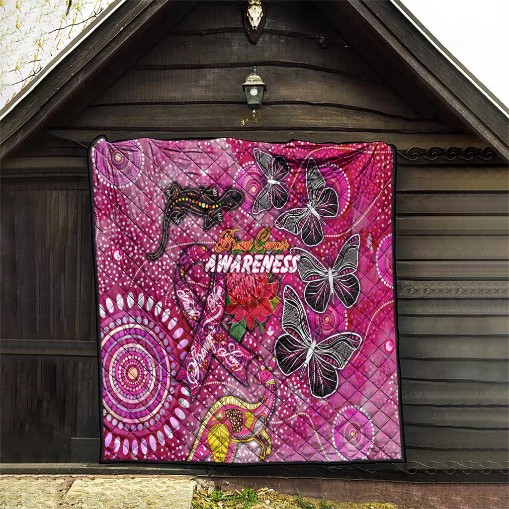 Breast Cancer Awareness Aboriginal Quilt Australian Pink Out