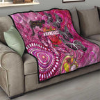 Breast Cancer Awareness Aboriginal Quilt Australian Pink Out
