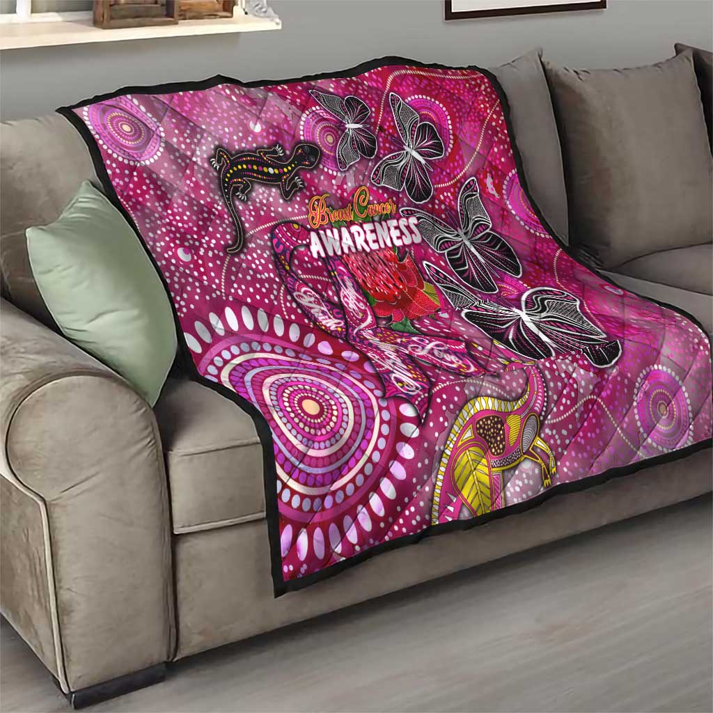 Breast Cancer Awareness Aboriginal Quilt Australian Pink Out