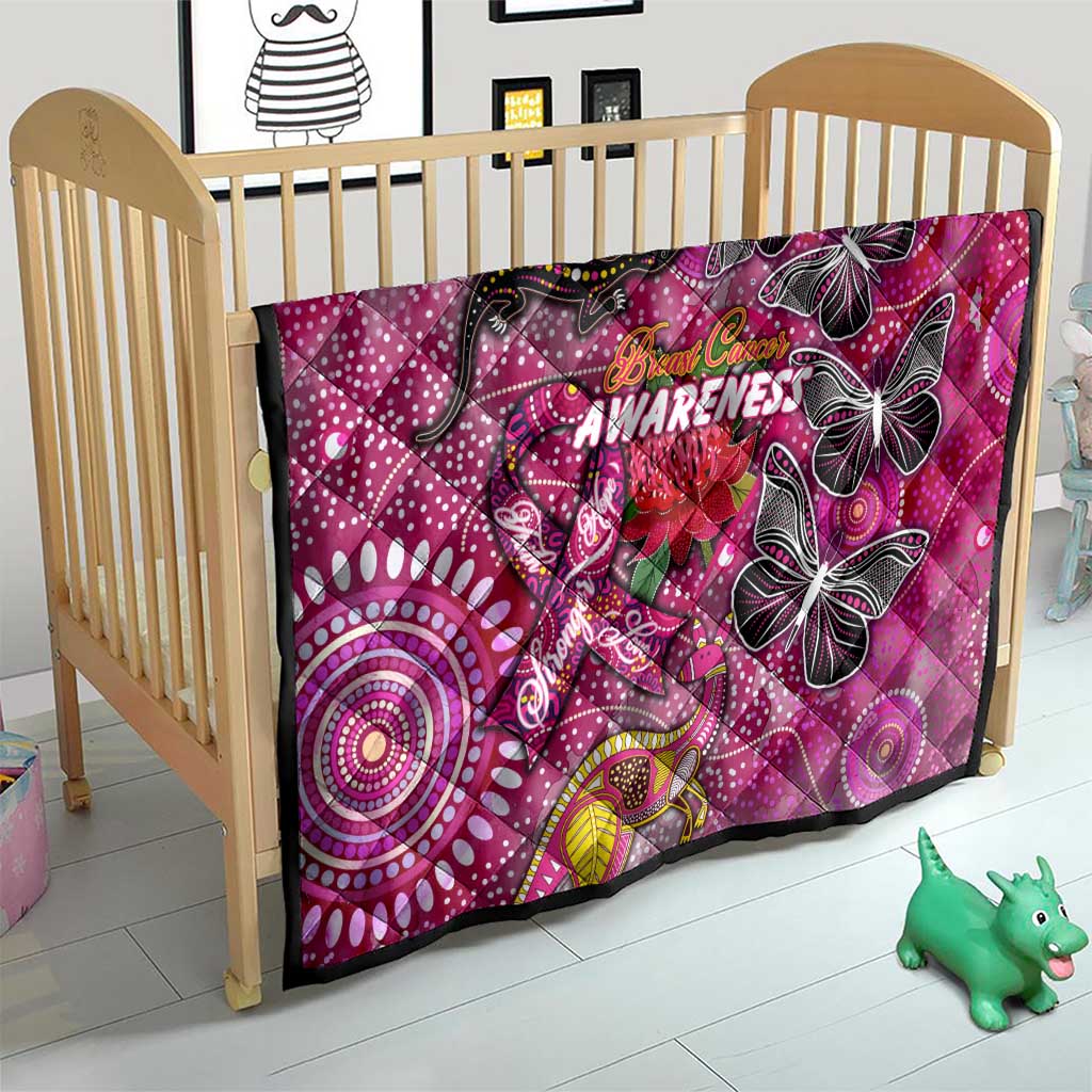 Breast Cancer Awareness Aboriginal Quilt Australian Pink Out